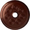 Ekena Millwork Spiral Ceiling Medallion (Fits Canopies up to 4"), 25 1/4"OD x 4"ID x 2"P, Antique Copper CM25SPACS - alternate 1